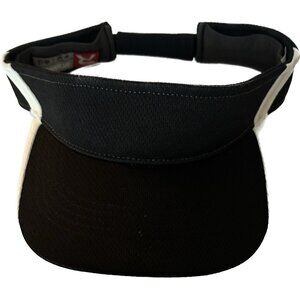 Richardson 708 Visor Black And White Adjustable S M/L  Men’s Golf Hat Woman’s